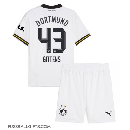 Borussia Dortmund Jamie Bynoe-Gittens #43 Fußballbekleidung 3rd trikot Kinder 2024-25 Kurzarm (+ kurze hosen)